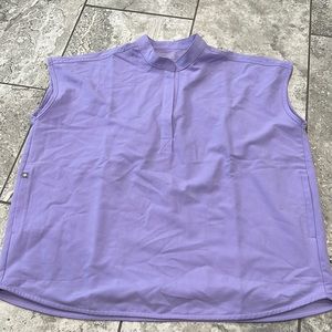 Figs Rafaela scrub top lavender dew medium EUC
